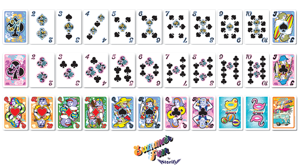 Summer Fun Playing Cards Limited Edition PVC Plastic Deck