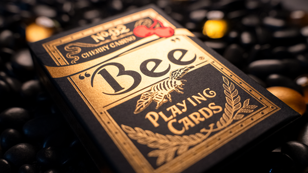 Limited Bee X Cherry 3 Deck Set (Blue, Red and Black) Playing Cards
