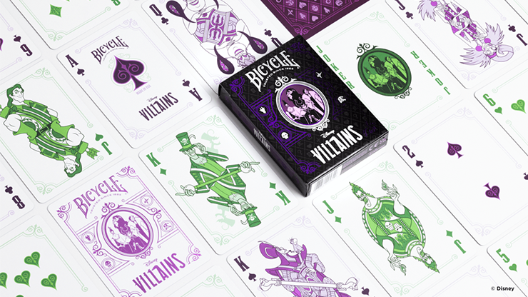 Purple bicycle playing outlet cards