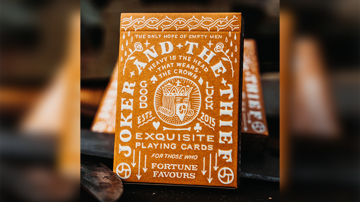 JT Crown (Gold) Playing Cards by Joker and the Thief – Card