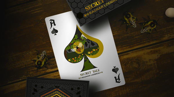 Secret Tale Ragnar White Bee Playing Cards Decks