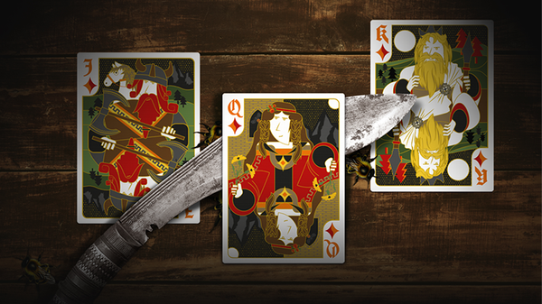 Secret Tale Ragnar White Bee Playing Cards Decks