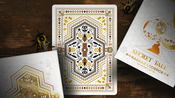 Secret Tale Ragnar White Bee Playing Cards Decks