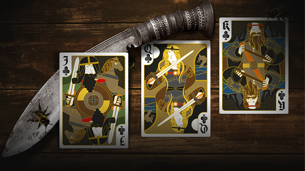 Secret Tale Ragnar White Bee Playing Cards Decks