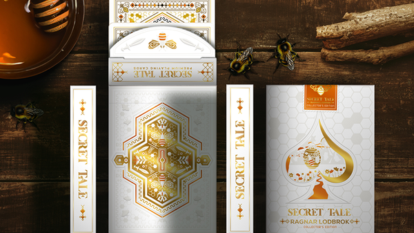 Secret Tale Ragnar White Bee Playing Cards Decks