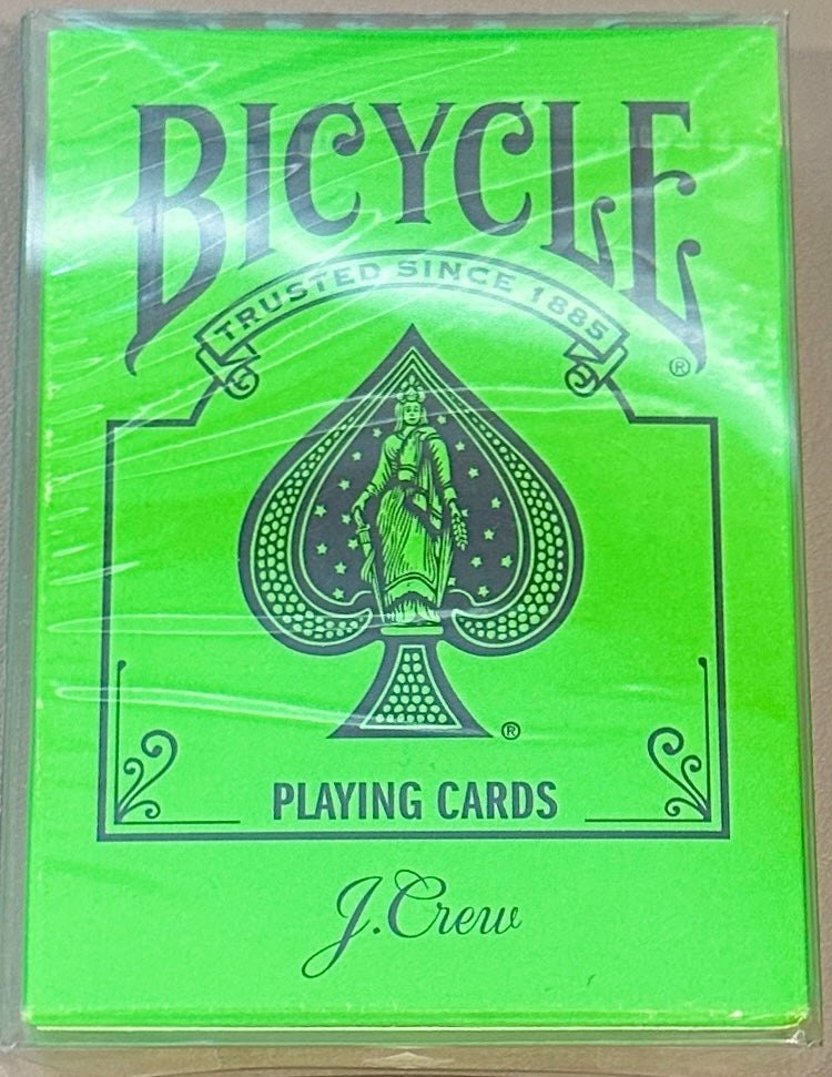 rare bicycle cards Bicycle X J Crew Playing Cards RARE