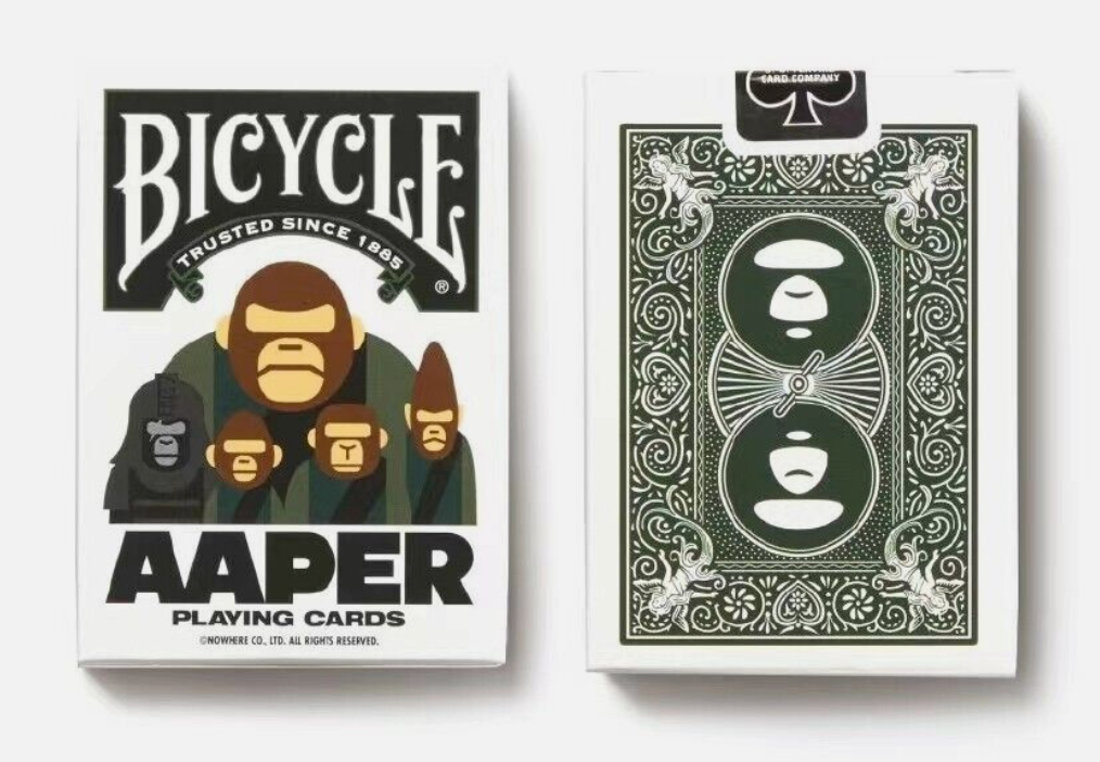 Bicycle AAPER Playing Cards A Bathing APE Asia Import Card Addiction