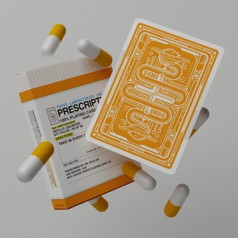 Rx: Prescription Playing Cards Foil Metallic Seal