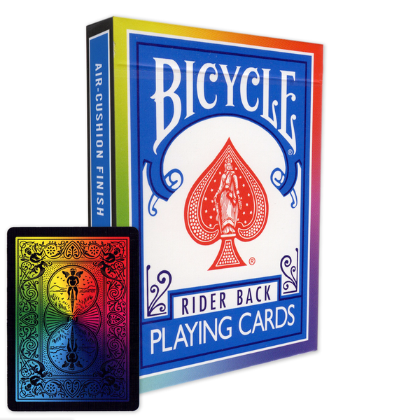 Bicycle Rider Back Rainbow Back Playing Cards Decks