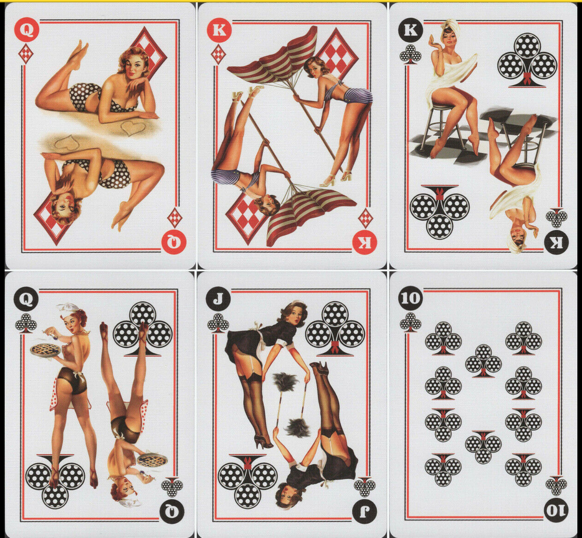 Pin Up Casino Girl Las Vegas Playing Cards