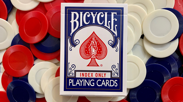 Bicycle Index Only Blue OR Red Playing Cards Decks –