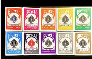 Bicycle Rider Back Playing Cards Color Collection