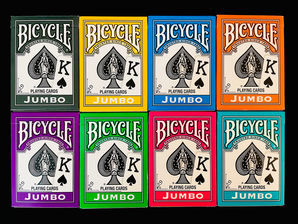 Bicycle Jumbo Playing Cards (Assorted Colors) – Card-Addiction.com