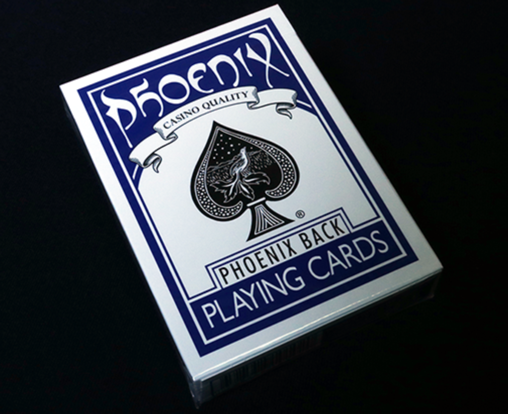 Phoenix Back Blue Playing Cards by Card-Shark – Card-Addiction.com
