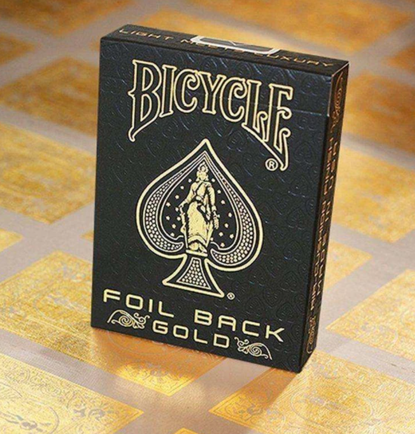 Bicycle 808 Gold USA Playing Cards Red 