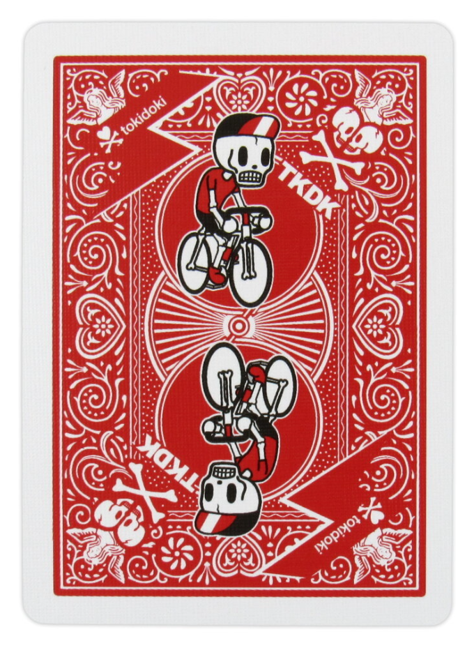 Bicycle Tokidoki Red Maiden Back Skull Playing Cards Deck Rare