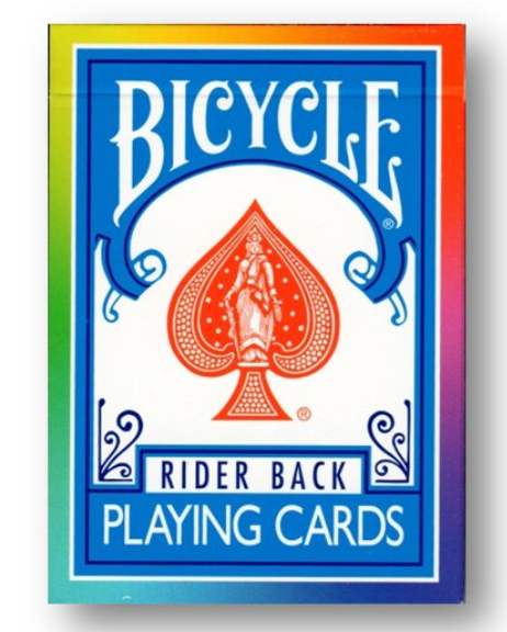 Bicycle Rider Back Rainbow Back Playing Cards Decks
