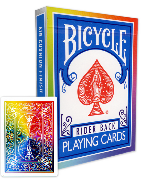 Bicycle Rider Back Rainbow Back Playing Cards Decks