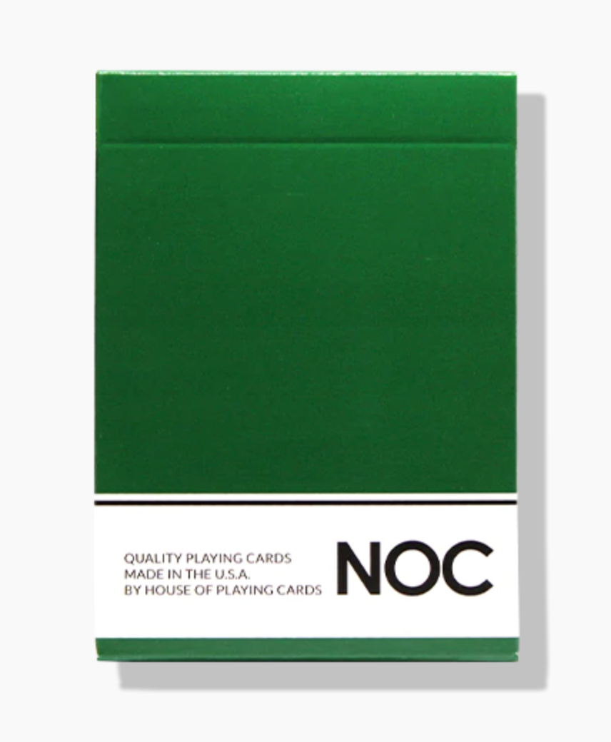 NOC Playing Cards9個 NOC Original Green Playing Cards – Card-Addiction.com