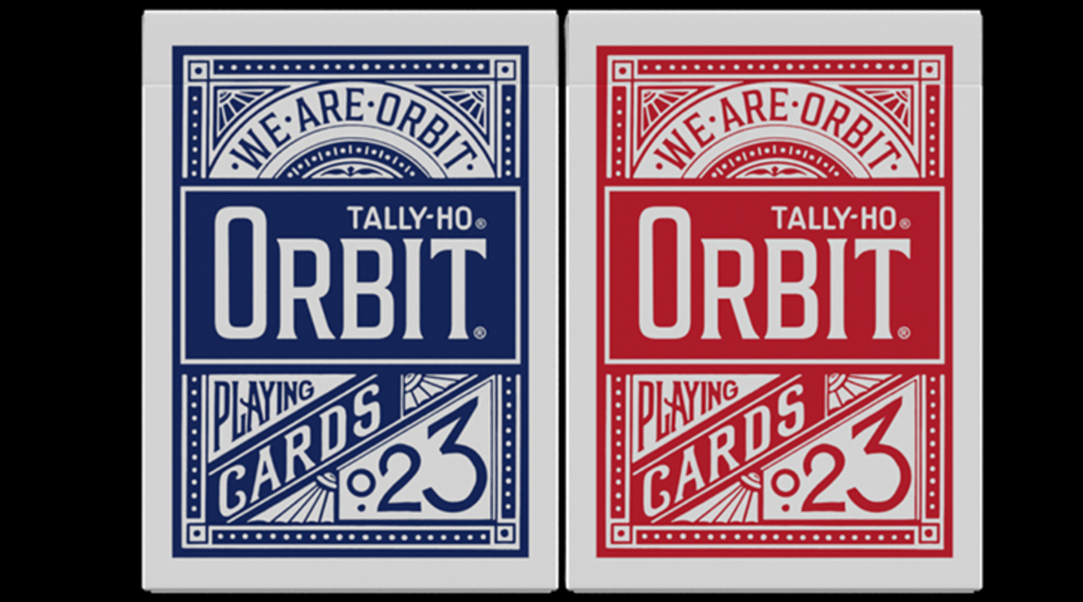 Tally Ho x Orbit Blue Or Red Playing Cards Tally Ho X Orbit Deck Card