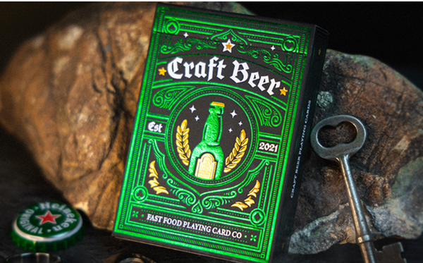 Burger OR Craft Beer Playing Cards Decks by Fast Food