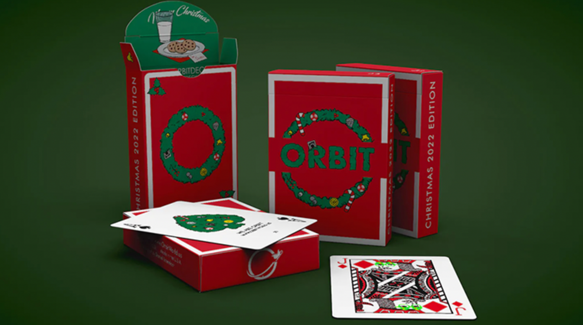 トランプ Orbit deck V2 Orbit Christmas V2 Playing Cards – Card-Addiction.com