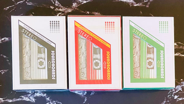 Soundboards Playing Cards 3 Deck Set // Riffle Shuffle