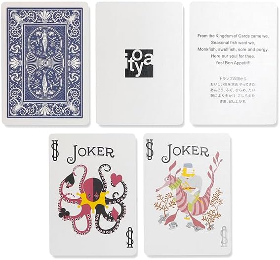 Bicycle Mermaid Back Fish V2 Playing Cards (Ginza Itoya) [Japan Import]