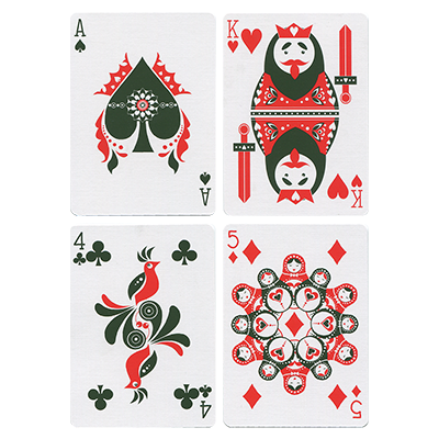 Russian Folk Art Playing Cards