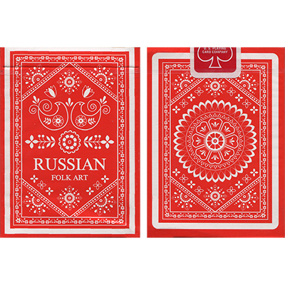 Russian Folk Art Playing Cards