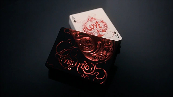 Love Promise of Vow (Red) Playing Cards by Bocopo