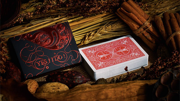 Love Promise of Vow (Red) Playing Cards by Bocopo