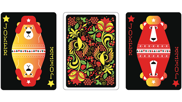 Russian Folk Art Playing Cards