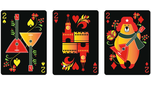 Russian Folk Art Playing Cards