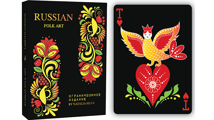 Russian Folk Art Playing Cards