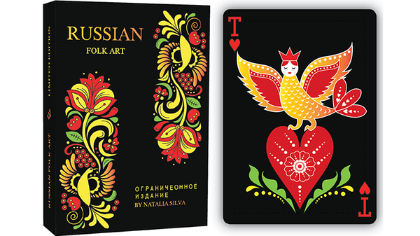 Russian Folk Art Playing Cards