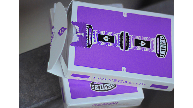 Gemini Casino Purple Playing Cards