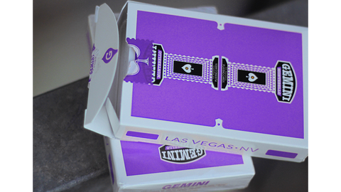 Gemini Casino Purple Playing Cards