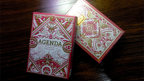 Agenda Red Premium Edition Playing Cards