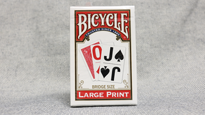Bicycle Bridge Size Large Print Index Playing Cards Blue OR Red Deck