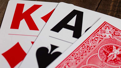 Bicycle Bridge Size Large Print Index Playing Cards Blue OR Red Deck