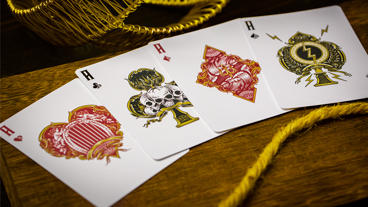 ◇ZEUS◇KING◇24k◇金粉入り◇ロッド◇オーダー◇未使用◇一点物◇限定◇ Zeus Limited Edition Playing Cards Decks by Chamber of Wonder