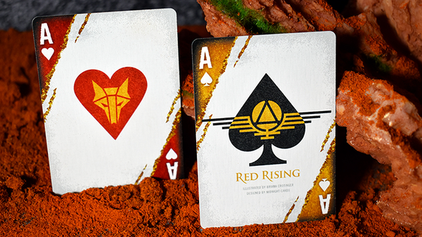 Red Rising Playing Cards Deck by Midnight Cards