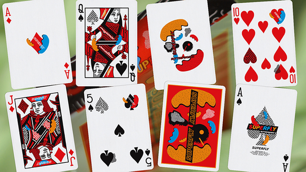Superfly Butterfingers Red Limited Edition Playing Cards by Gemini