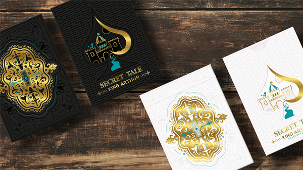 Secret Tale Black or White Knight Playing Cards