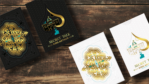 Secret Tale Black or White Knight Playing Cards