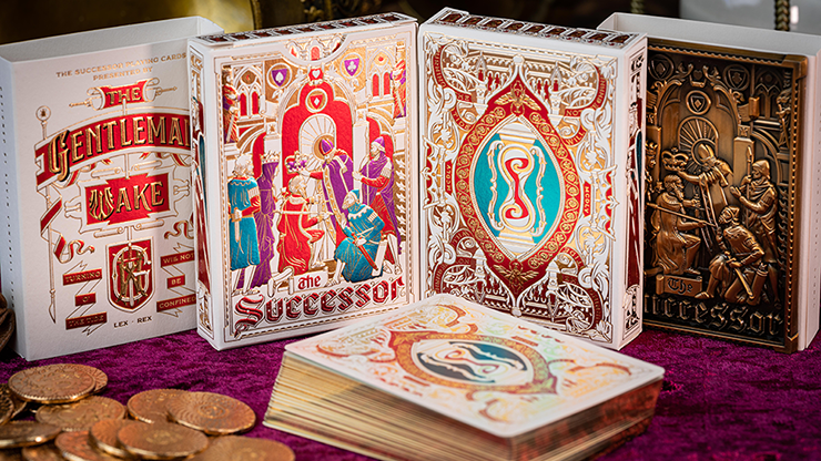 The Successor Monarch White Limited Edition Playing Cards – Card -Addiction.com