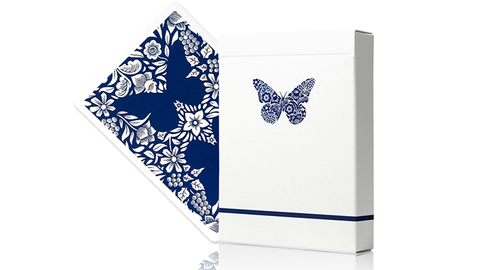 Butterfly Worker Marked Playing Cards (Blue) Deck by Ondrej Psenicka