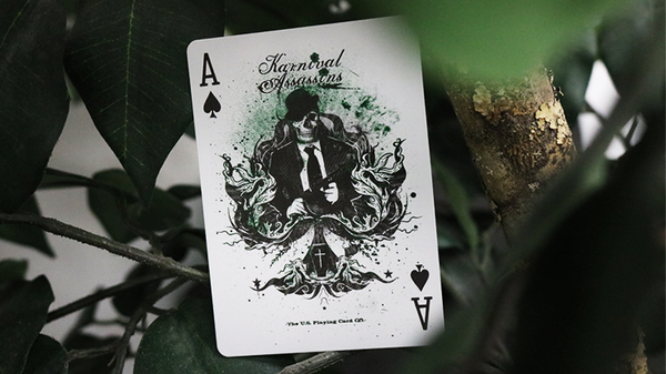 Bicycle Karnival Assassin (Green) Playing Cards