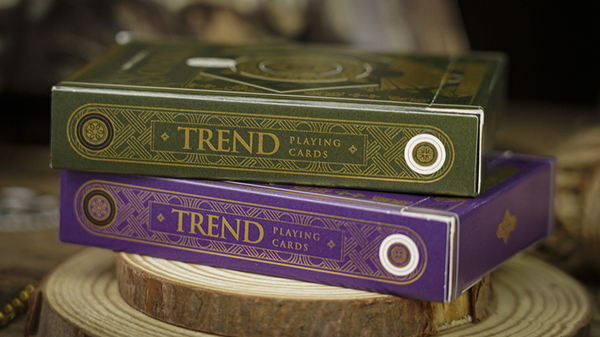 Trend (Purple) Playing Cards